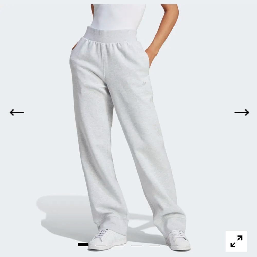 Adidas Essentials light heather grey pants
